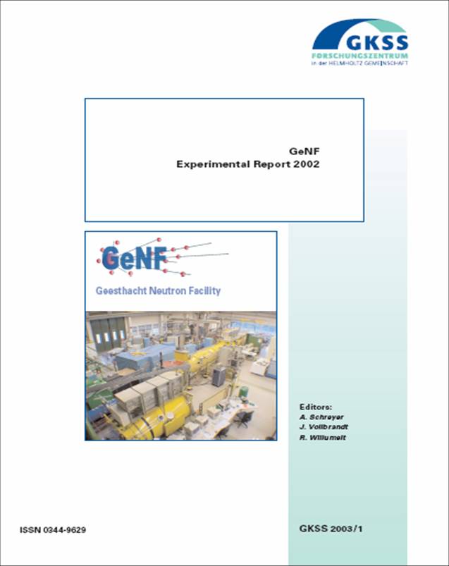 GeNF Experimental Report 2002 (28MB)