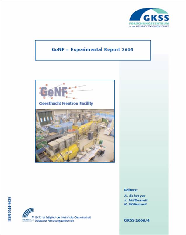 GeNF Experimental Report 2005 (137MB)