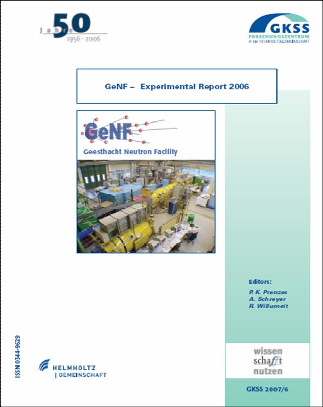 GeNF Experimental Report 2006 (29MB)